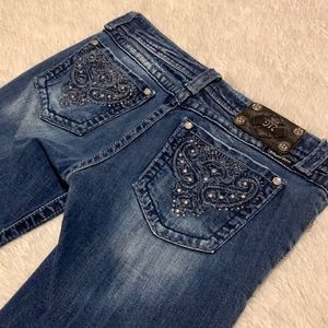 Miss Me Jeans - Paisley Rhinestone (Size 30)